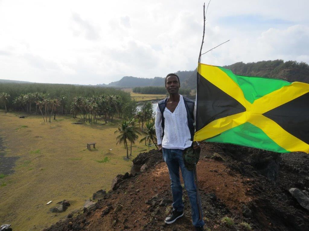 FYI: Meaning of the Jamacain flag colors="Hardships there are, but the land is green and the sun shineth."